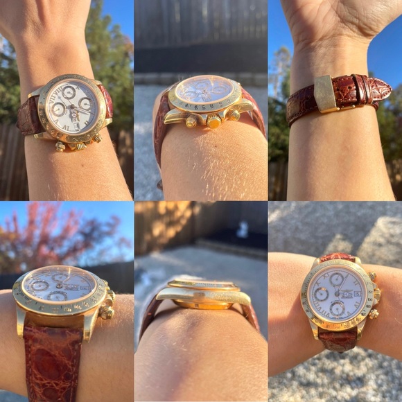 18K Solid Gold 7750 Invicta Automatic Swiss Chronometer Limited Edition Watch - Picture 7 of 14